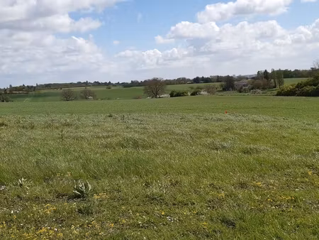 terrain avec belle vue sur la vallée de la loire