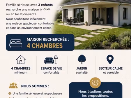 recherche maison a louer