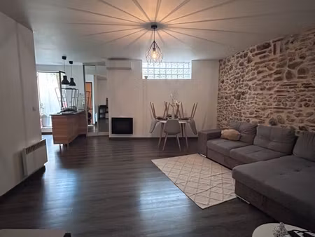 location meublée – appartement atypique 70 m² + terrasse 14 m² • septembre à juin • centre