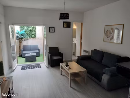 loue appartement t2 meublé 42m² avec extérieur