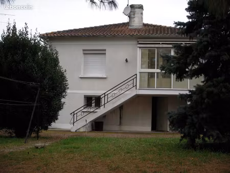 maison sur sous-sol avec jardin cognac