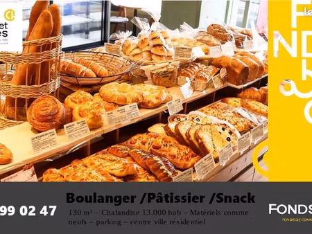 fonds de commerce boulangerie 187 m²