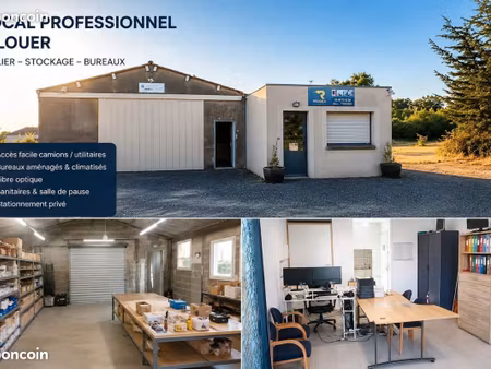 bâtiment industriel à louer – lot 2 – 220 m² – moutiers-sous-argenton (79)