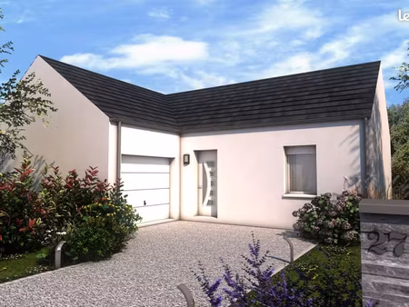 projet de construction d'une maison 70.36 m² avec terrain à chavigny-bailleul (27)