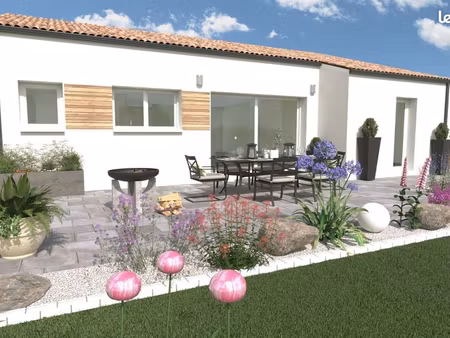 projet de construction d'une maison 3 chambres de 98.54 m² sur un terrain à bâtir de 508 m