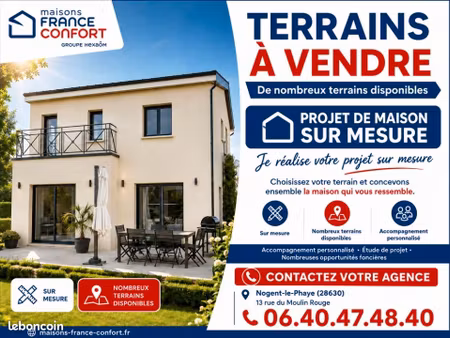 terrain 517 m² boullay les troux