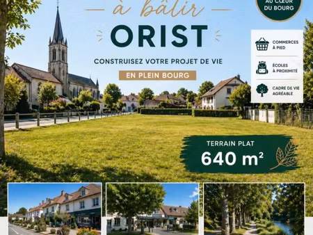terrain 641 m² orist