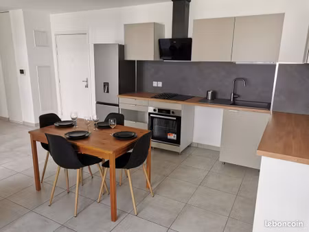 appartement neuf t2 proche centre ville avec garage+ (charges incluant chauffage  eau chau