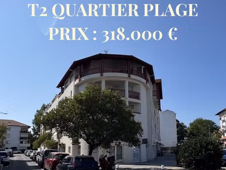 appartement duplex t2  box souterrain  secteur plage  hendaye