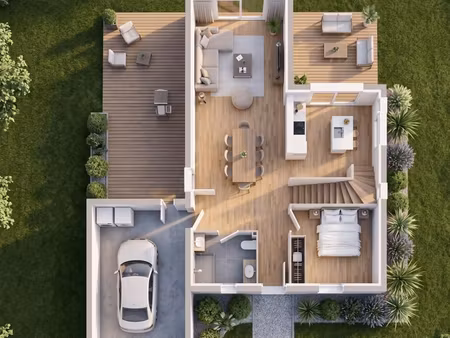 maison 104 m² le mesnil ozenne