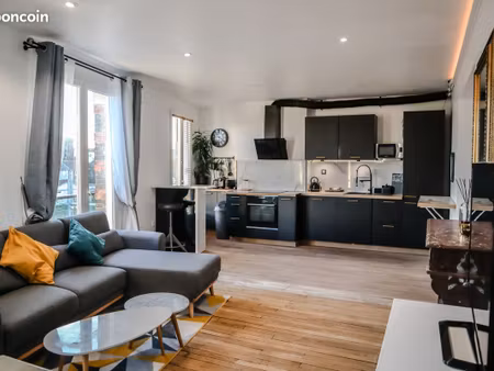 exclusivité – t2 meublé lumineux de 57 39 m²  rénové et idéalement situé
