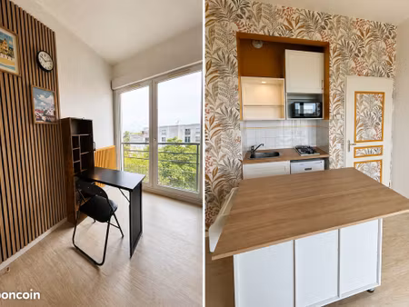 studio meublé 20 m² entièrement rénové avec cave – quartier mémorial