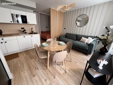 studio rénové de 24m2 - bail mobilité - la rochelle