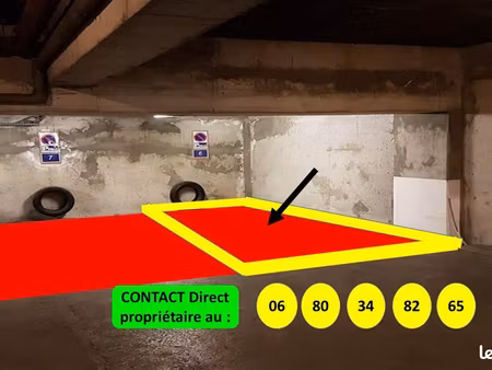 parking sécurisé disponible situé en plein carré d'or de st raphaël dans une résidence séc