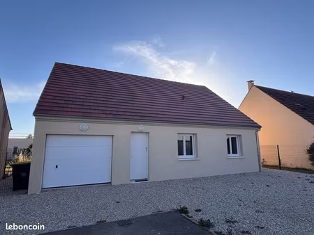 saint martin du tertre  pavillon neuf plain pied  3 chambres  garage  climatisation révers