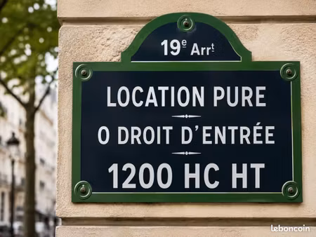 local 50 m² paris 19