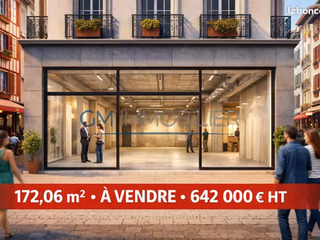 local commercial 172 m² bayonne