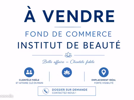 fond de commerce institut de beauté