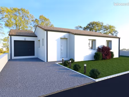 maison 3 chambres sur un terrain de 390 m² à les sables-d'olonne