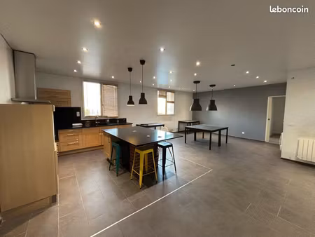 appartement type loft / f3 / 120m2