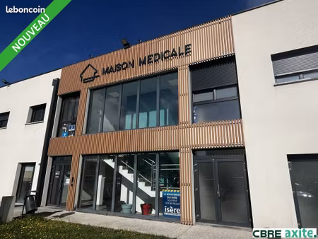 bureaux 120 m² bourgoin jallieu