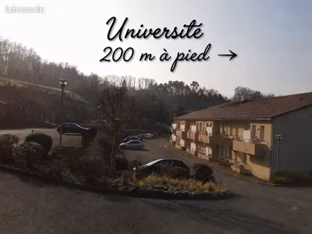 studio pôle universitaire à pied