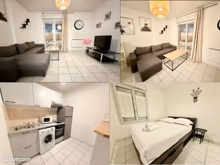 ? t2 meublé avec terrasse  piscine & parking – résidence sécurisée – lyon 8ᵉ