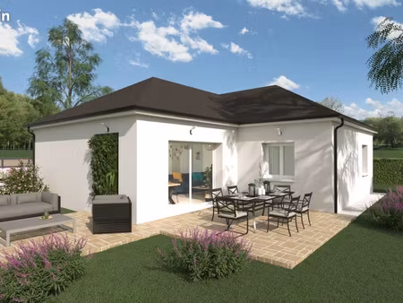 projet de construction d'une maison 82.4 m² avec terrain à saint-angel (03)