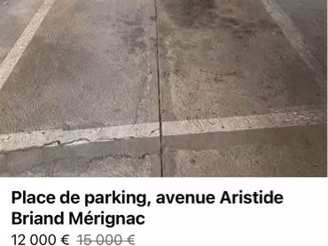 place de parking mérignac