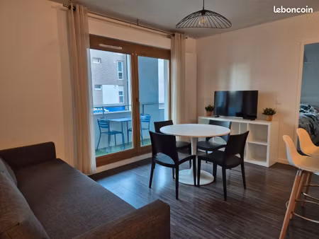 loue appartement - 36m² - 2 pièces meublé avec parking intérieur