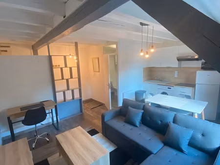 studio meublé rénové à louer - saint avold proximité centre ville et iut