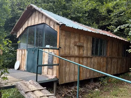 cabane sur terrain en pleine montagne en vallée d'aspe (64)