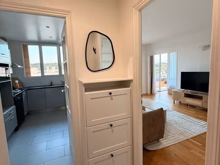 t2 meublé 45 m² - dernier étage - balcon - rer a 5 min - la varenne - saint-maur-des-fossé