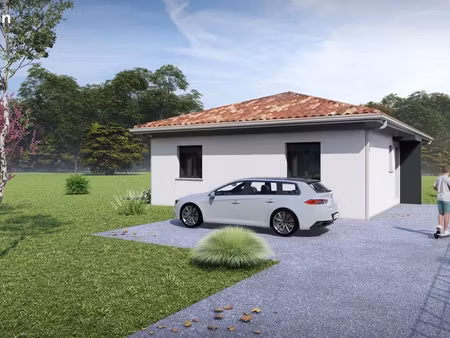 projet de construction d'une maison 85 m² avec terrain à bougue (40)