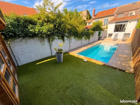échoppe rénovée et surélevée avec piscine et climatisation - bègles/talence - 3 chambres +