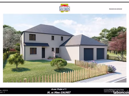 projet de construction d'une maison 179 m² avec terrain à pleneuf-val-andre (22)
