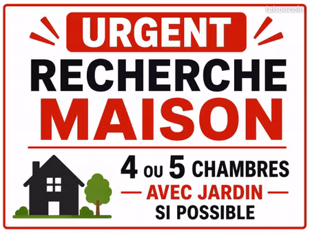 bjr recherche urgent maison