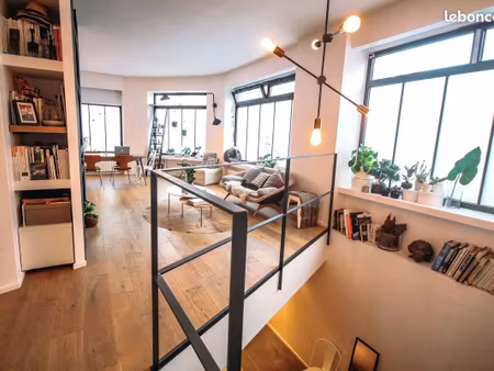 loft de caractère 90 m²  métro hoche  pantin / pré-saint-gervais”