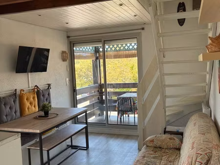 appartement t2 33m2  600m de la plage et du golf  deux balcons couverts