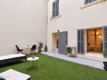 cosy t1/2 meublé de 30m² avec 26m² de jardin