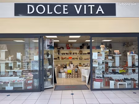 vend fond commerce chaussure