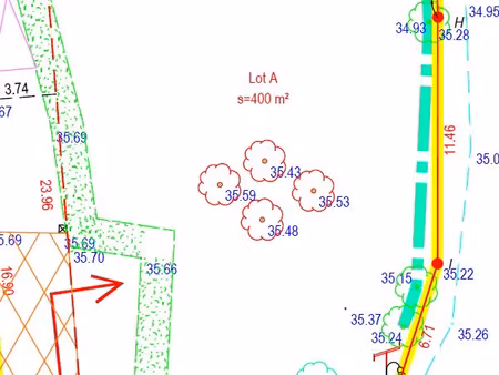 terrain constructible centre bourg