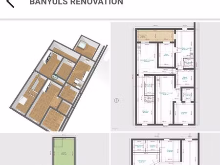maison de maître divisé en 3 appartements