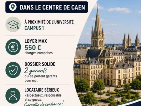 appartement centre caen