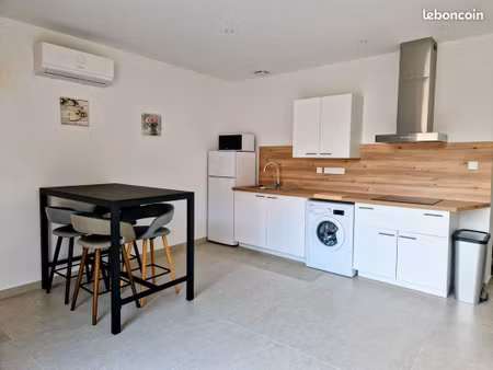 appartement t3 meuble avec jardin