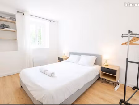 ? grand studio/t1 meublé très lumineux – 31 m² au sol – très proche château d’amboise – pa