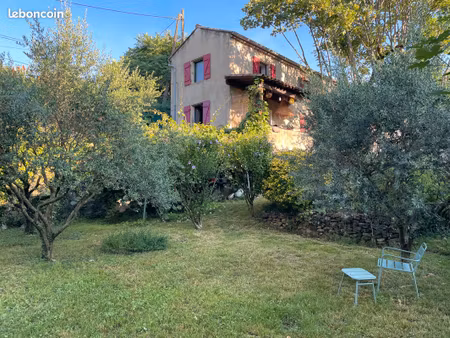 maison en pierre de 70 m2 avec garage  cave et jardin - aubenas