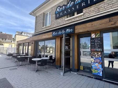 bar-brasserie  fonds de commerce 150 m² arromanches-les-bains