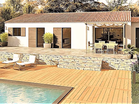 villa 90m² avec 700m² de terrain a aubignan