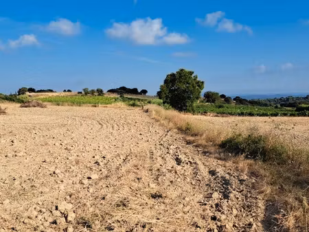 vends terrain agricole ou de loisir avec un cabanon de 5m2 à saint pons de mauchiens